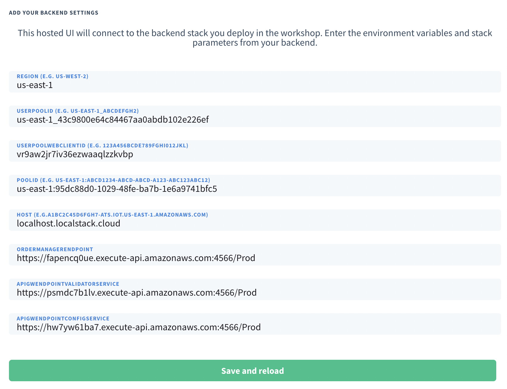 Confirm configurations dialog